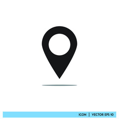 Icon vector graphic of mark point, mark location, good for template web app etc