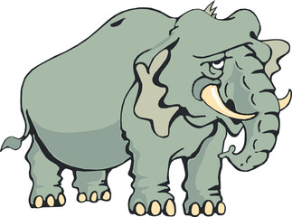Illustration of an elephant