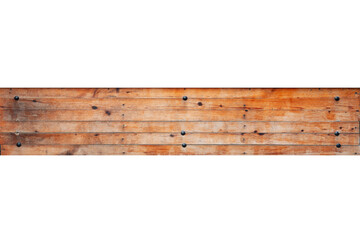 Top view grunge wood pattern texture on isolated white background