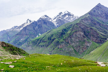 Fototapeta premium Landscape of Spiti Valley in Himachal Pradesh, India