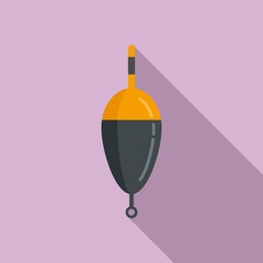 Obraz premium Bobber bait icon. Flat illustration of bobber bait vector icon for web design
