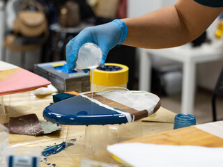 tar board decor background hardwood close-up hobby