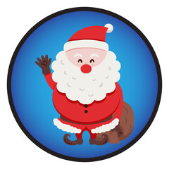 Christmas celebration icon vector graphic illustration. Perfect for application icons or web icons