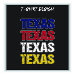 texas vintage t-shirt design 