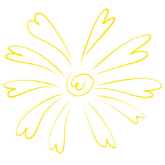 yellow heart of hearts, bright light of love