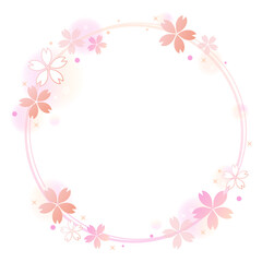 桜の花のフレーム