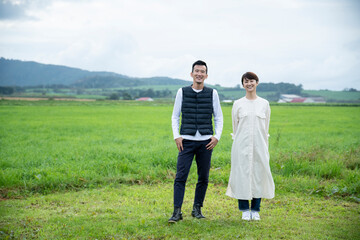 Portrait of Man and Woman