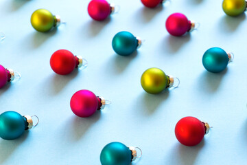 Christmas ball background material. クリスマスボールの背景素材	