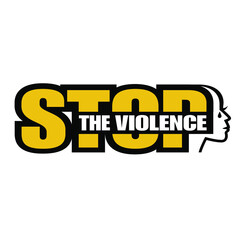 Stop the violence against women logo