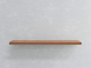 Wooden shelf