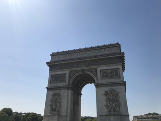 Fototapeta na wymiar Arc de Triomphe, Architecture and landmarks in Paris, France