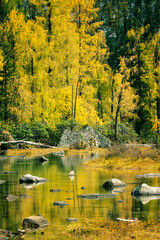 中国四川甘孜丹巴县党岭秋色