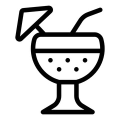 
A solid vector of cocktail
