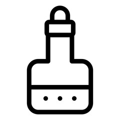 
A solid vector of champagne, celebration drink
