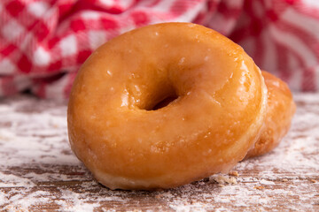 fresh natural donuts freshly made