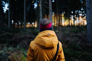Girl in Forest