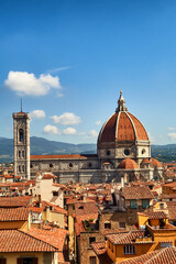 Fototapeta premium Cathedral Santa Maria del Fiore , Florence , Italy