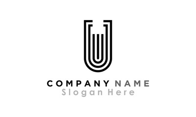 logo U vector icon
