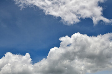 blue sky with clouds