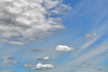 blue sky with clouds