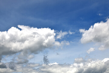 blue sky with clouds