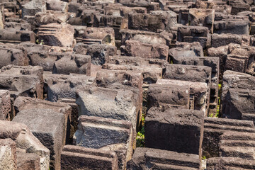 Obraz premium details in Borobudur Temple