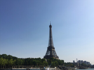Fototapeta na wymiar Eiffel Tower, symbol of Paris, France