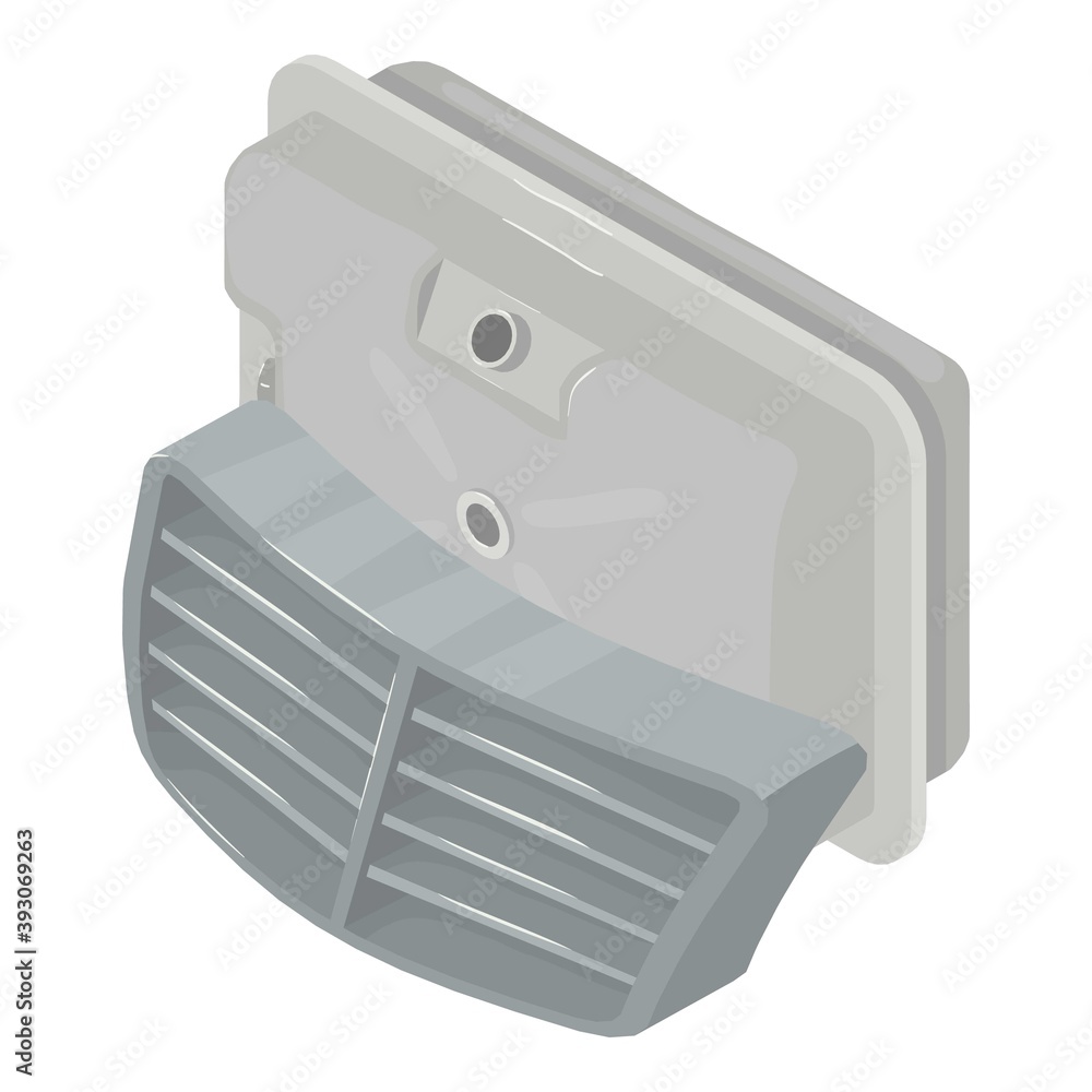 Poster Automobile part icon. Isometric illustration of automobile part vector icon for web