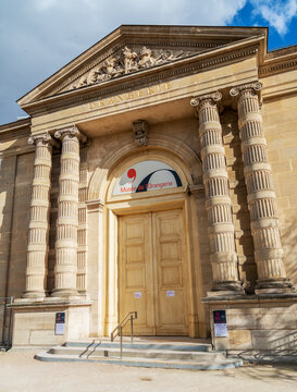 Paris, France - March 13 2020: The Musee de l'Orangerie museum in Paris closed because of Coronavirus epidemic