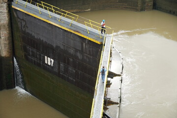 canal panama, ships, boat, container ships, canal de panama, containers, freight transport, panama,...
