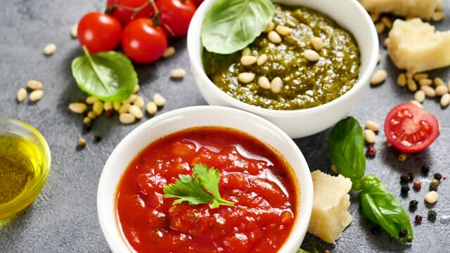 set of sauce