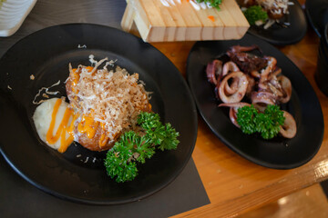 Japanese-Thai style fusion food dish