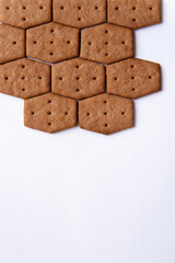 shortbread cookies with cocoa