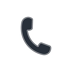 Call phone.  Vector icon illustration isolated on white background.