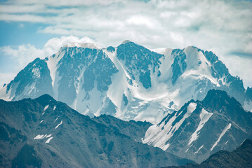 glacier and mountains Talgar Pik