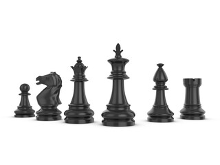 Chess pieces set