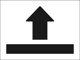 upload icon simple vector illustration