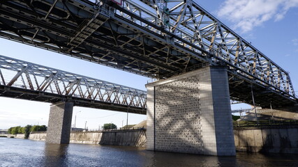 Fototapeta premium bridge over the river