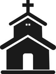 Church Icon simple vector illustration