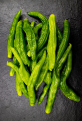 green chili peppers