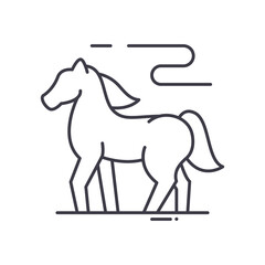 Clothes button icon, linear isolated illustration, thin line vector, web design sign, outline concept symbol with editable stroke on white background.