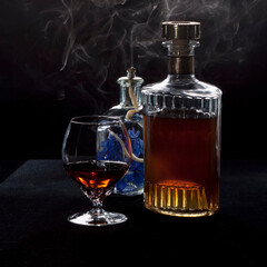 Still life- extinguished candle