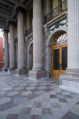 Obraz premium Historic town of Guanajuato, Teatro Juarez, Province of Guanajuato, Mexico, UNESCO World Heritage Site