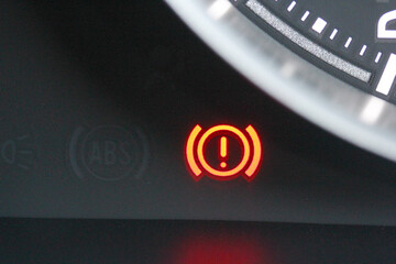 Parking brake warning lamp