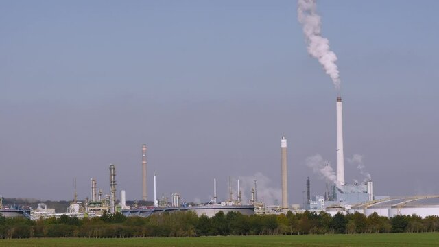 Refinery at the chemical area Leuna
