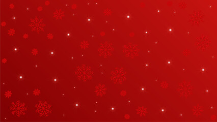 Naklejka na ściany i meble red background with star and snowflake