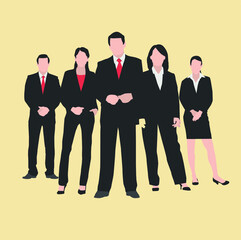 Entrepreneurs. group of people vector
