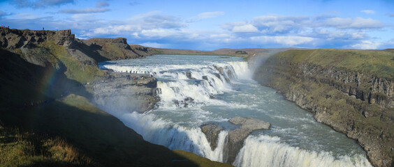 Island, Wasserfall Gullfoss