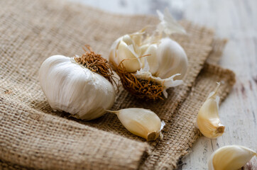 Close up of  garlic