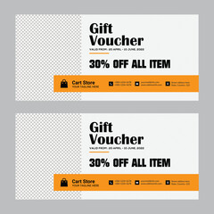 Vector illustration, creative business voucher template can be used for all Fashion needs